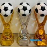 Tandis Trophy Model Decorative Sculpture Set - Packaging view showing label and