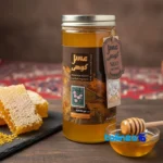 Packaging view of Darashkouh Natural Honey Wax-Free Golden Yellow label and