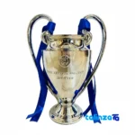 Champions League Trophy Model Sculpture Modern Design - Packaging view showing label and