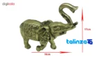 Norina Bronze Elephant Caravan Statue Set - Packaging view showing label and