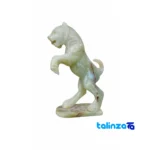 Ono64 Marble Tiger Statue Classic Design Animal Sculpture label and packaging view)