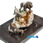 Packaging view of Decorative Bronze Animal Sculpture Classic Design label and