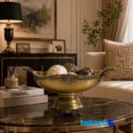 River Brass Bowl Elegant Design - Packaging view showing label details and pack finish