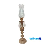 Brass Candle Holder Set H-1344 label and packaging view)