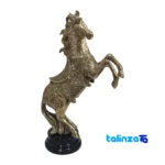 Brass Horse Statue H-2094 Elegant Design - Packaging view showing label and