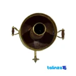 Brass Charcoal Samovar Model Tupi 30x30x40 cm - Packaging view showing label and