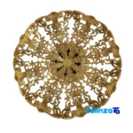 Brass Blossom Fruit Bowl M-1000 label and packaging view)