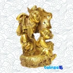 Bronze Sculpture Two Sisters Lily Design - Packaging view showing label and