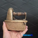 Yeldrim Vintage Brass Miniature Iron label and packaging view)