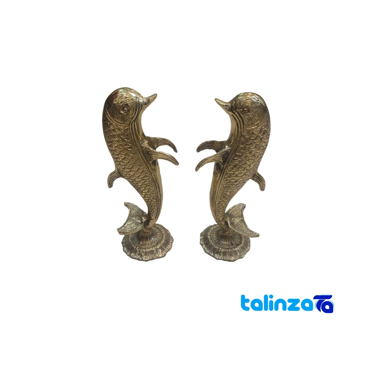 Packaging view of Bronze Sculpture Set M104 Unique Design label and