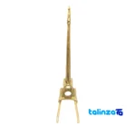 Brass Eiffel Tower Decor Piece - Packaging view showing label and