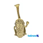 Chef's Brass Decorative Toothpick Holder 10x8x19 cm saffron strand quality (Close-up)