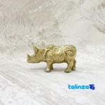 Brass Curved Neck Figurine Decorative Piece 4x5x4 cm - Packaging view showing label and