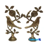 Brass Sparrow Figurine H-1132 Decorative 22x5x20 cm label and packaging view)