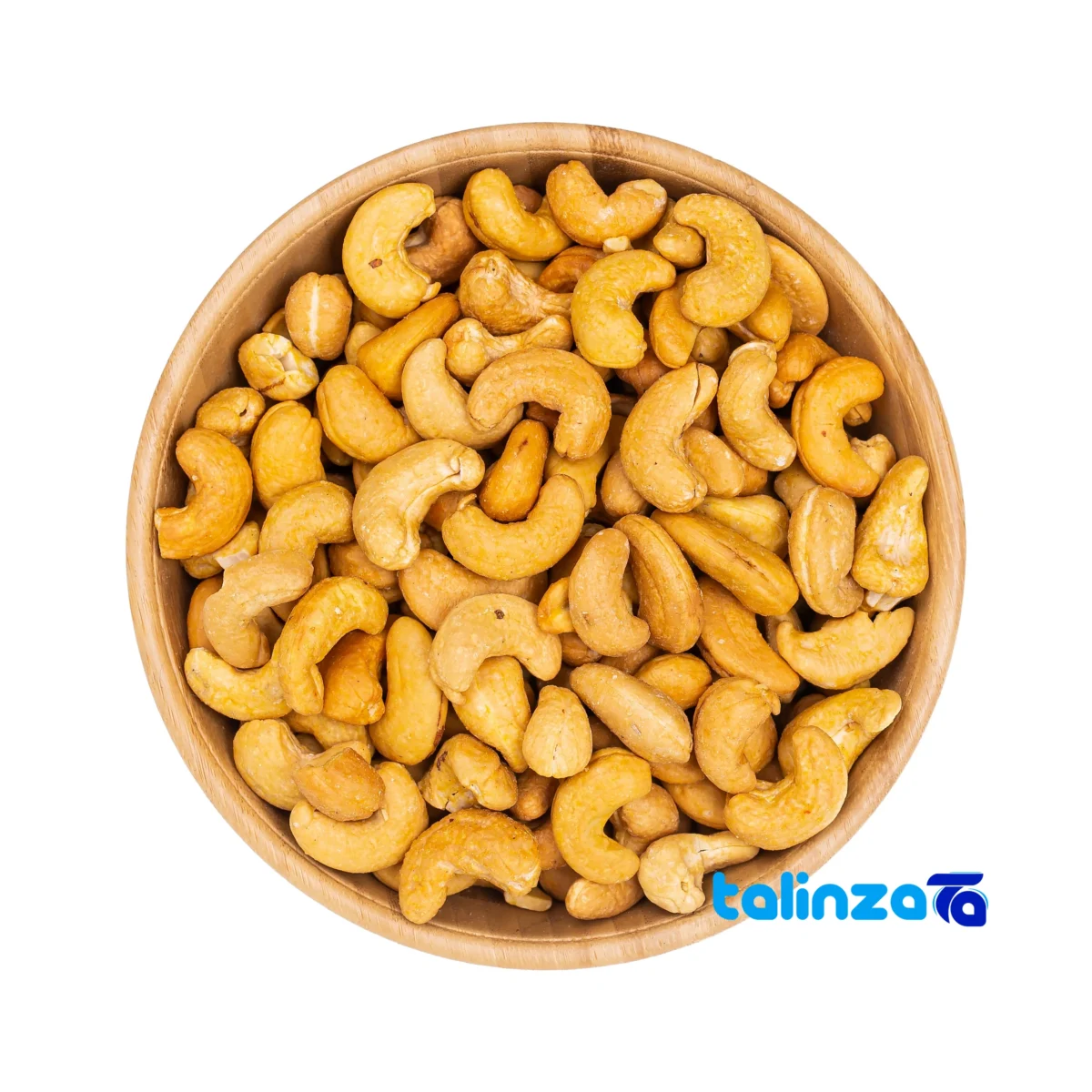 Red Almond Salted Cashews - Packaging view showing label and