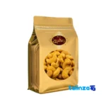Close-up of Mashhad Cashew Nuts with Saffron Flavor strand quality