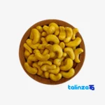 Mashhad Cashew Nuts with Saffron Flavor Savory strand quality (Close-up)
