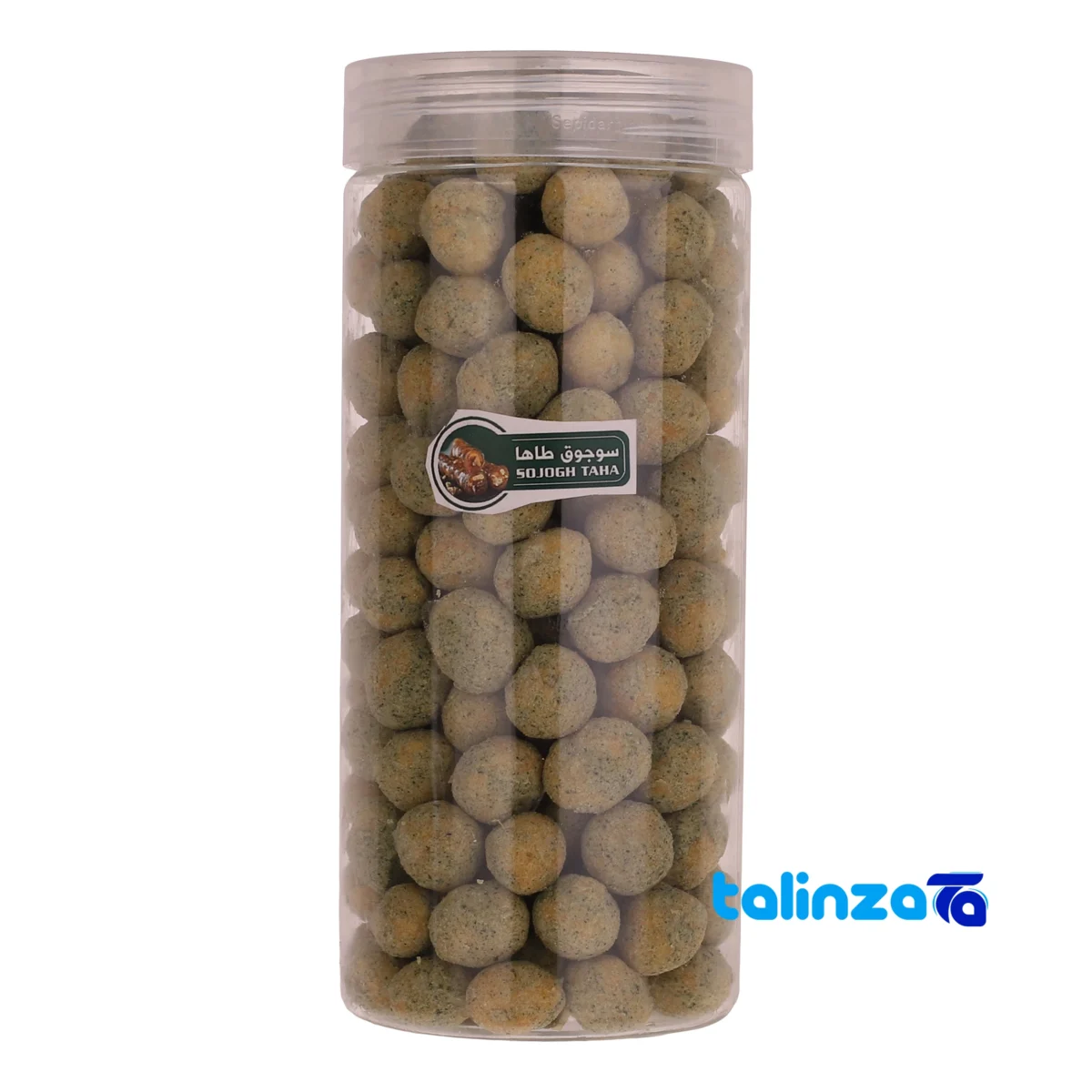 Packaging view of Taha Sujogh Onion Parsley Coated Peanuts label and
