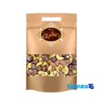 Saffron Mixed Nuts 4 Types Gourmet - Packaging view showing label details and pack finish