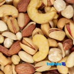 Packaging view of Nateji Five Nut Mix Salty Snack label and