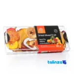 Packaging view of Zarnegaraan Dried Mixed Fruit Snack 150 grams label and