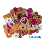 Packaging view of Barli Zarineh Avand Dried Fruit Mix Organic None label and