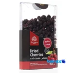 Packaging view of Zarangan Dried Cherries Organic label and