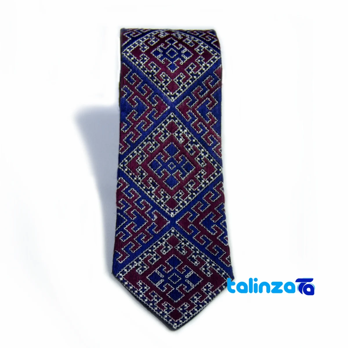Packaging view of MA03 Handmade Men's Tie Unique Design label and