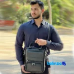 Man-0102 Messenger Bag Stylish Design - Packaging view showing label and