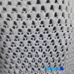 Handcrafted Women's Shawl Floral Basket Design label and packaging view)