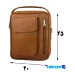 LZ Leather Shoulder Bag Versatile Design Tehran label and packaging view)