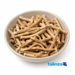 Packaging view of MG Ashwagandha Root - Premium Organic Herbal Tea label and