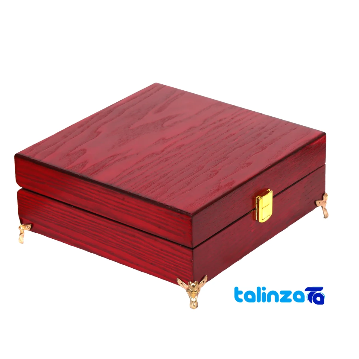 Packaging view of Alisa Saffron Gift Set Premium Wooden label details and pack finish