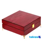 Packaging view of Alisa Saffron Gift Set Premium Wooden label details and pack finish