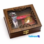 Packaging view of Soghat Saffron Premium Gift Box with Accessories label details and pack finish