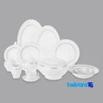 Packaging view of Zarin Iran Hadiye Dinnerware Set Elegant Design label and