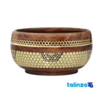 Close-up of Faraz Honar Gift Set Decorative Inlaid Wood saffron strand quality