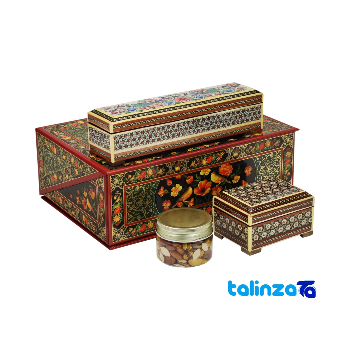 Faraz Honar Gift Set Golestan Unique Craftsmanship - Packaging view showing label and