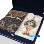 Negaristan Gift Set Copper and Termeh Design - Packaging view showing label details pack finish