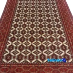 Turkmen Handwoven Rug 6.2 Square Meters material and craftsmanship (Weave close-up)