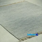 Moroccan Modern Handmade Rug Gray - Detail view showing pile texture close-up