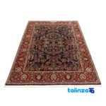 C Persia Handwoven Rug Elegant Design material and craftsmanship (Weave close-up)