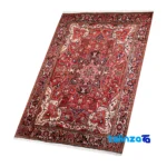Harris Handmade Area Rug - Rich Copper Design pile texture close-up (Detail view)