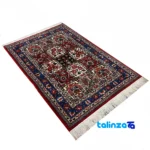 Bakhtiari Handwoven Rug Colorful Design Hand wash - Weave close-up showing material and craftsmanship