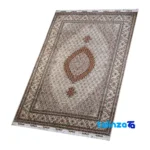 Khou Handwoven Carpet Fish Design - Weave close-up showing material and craftsmanship