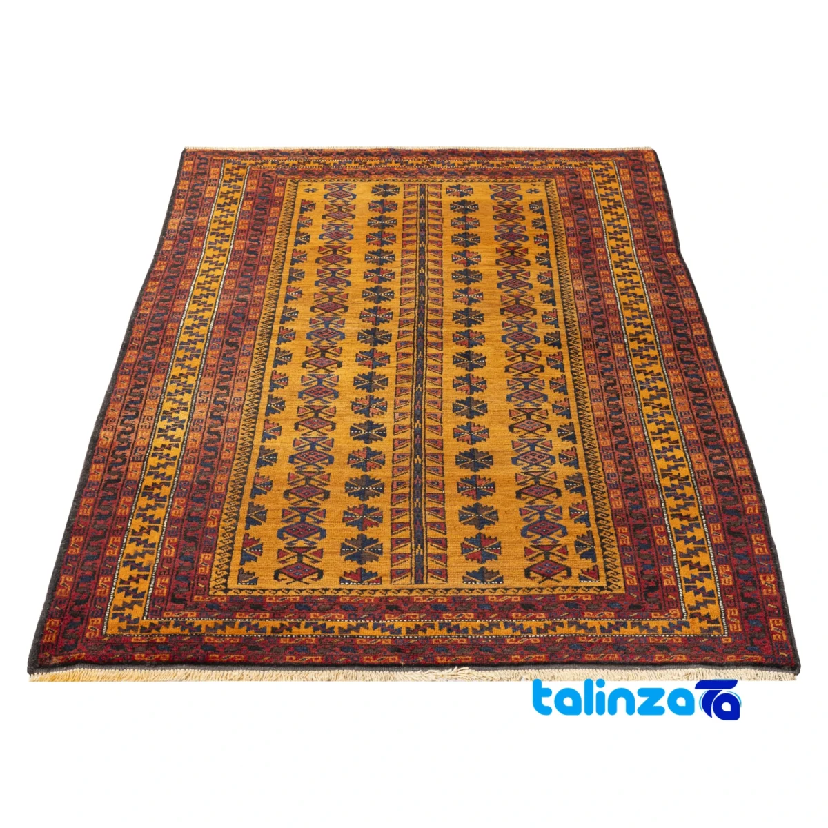 Handwoven Persian Rug Model Baluch material and craftsmanship (Weave close-up)