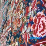Zar & Nimsalari Handwoven Rug Traditional Design material and craftsmanship (Weave close-up)