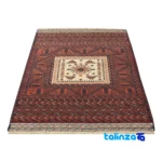 Baloch Handwoven Area Rug - Traditional Design material and craftsmanship (Weave close-up)