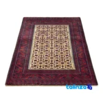 Handwoven Carpet by Brand - Traditional Design - Detail view showing pile texture close-up