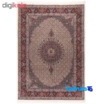 C Persia Handwoven Carpet Fish Design - Detail view showing pile texture close-up